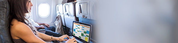 Working smarter with in-flight Wi-Fi